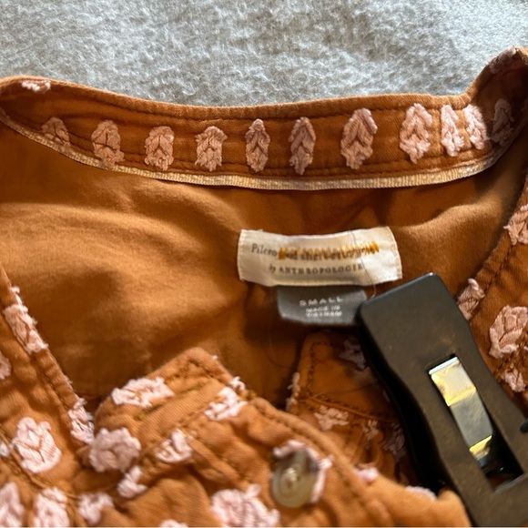 Anthropologie pilcro tavi textured button down size S - Picture 6 of 8